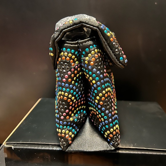 NWT Kurt Geiger Mini Crystal Kensington Crossbody Bag with Black Eagle Head - Picture 6 of 12